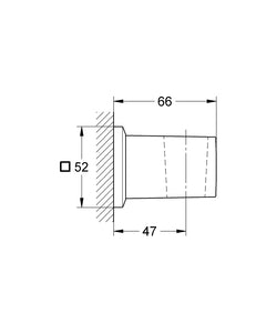 Grohe Allure Brilliant 方型蓮蓬頭架－多色