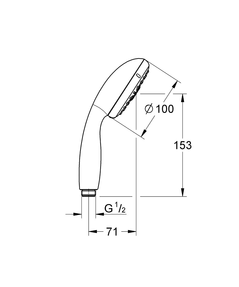 Grohe Tempesta 100 4段蓮蓬頭｜現貨