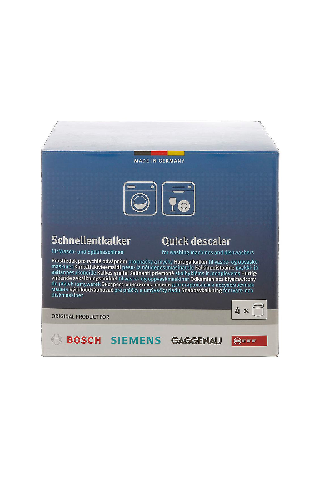 超值裝 | Bosch 洗衣機洗碗機除垢劑4入