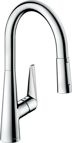 Hansgrohe Talis M51 200 伸縮雙出水廚房水龍頭亮鉻