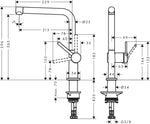 將圖片載入圖庫檢視器 Hansgrohe Talis M54 270 廚房水龍頭
